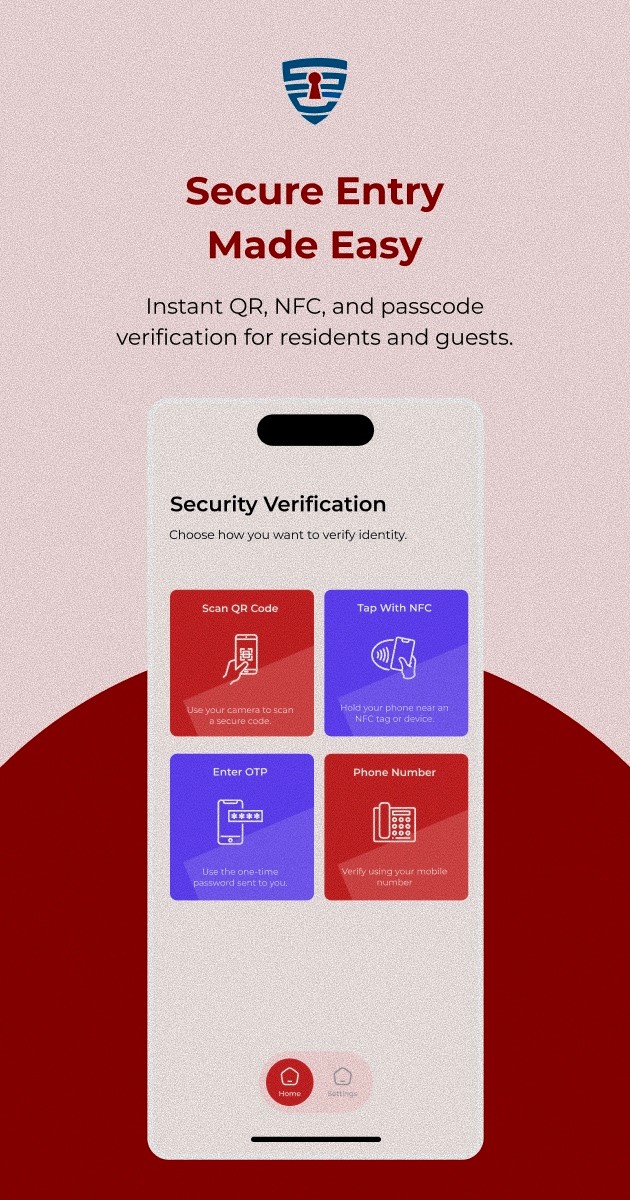 SafeGuards – Estate Security & Visitor Management System Dashboard